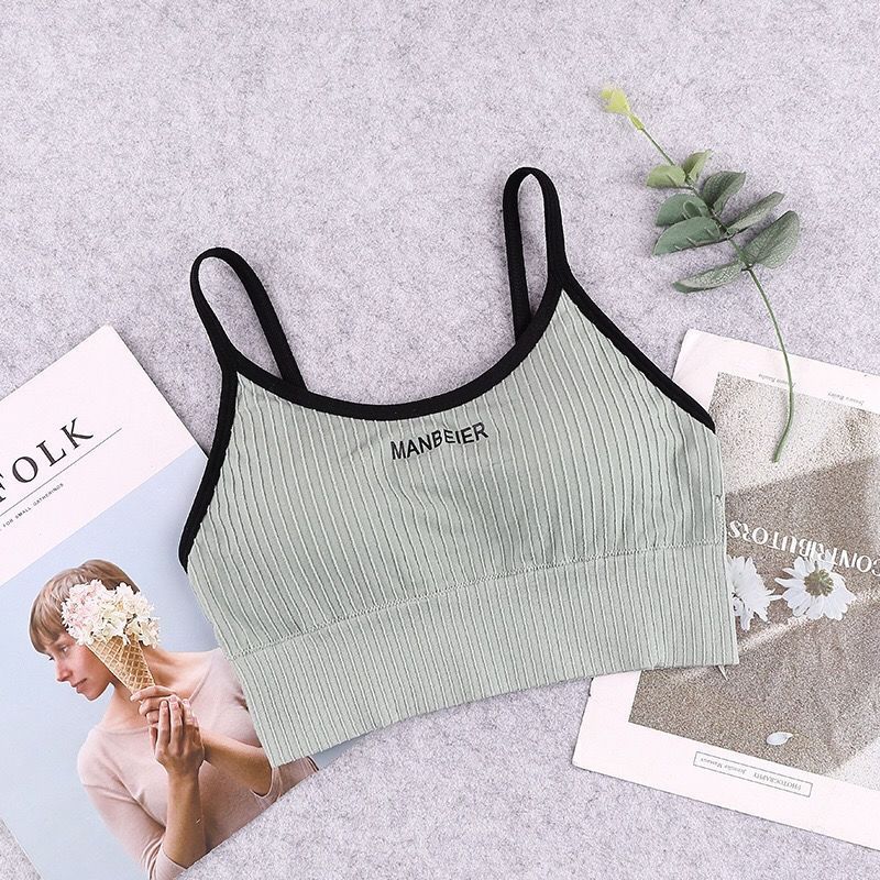 New Sports Bra For Women Gym Sexy Crop Top Bra Women Cotton Underwear Soft Comfort Tube Tops Female Brassiere Tops For Girls