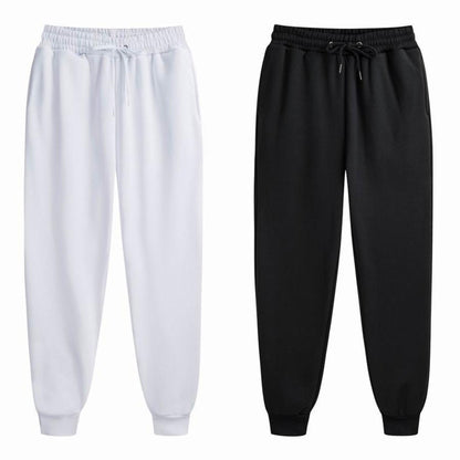 Men Long Pants Autumn and Winter Mens Casual Fleece Sweatpants Soft Sports Pants Jogging Pants 5 Colors jòg