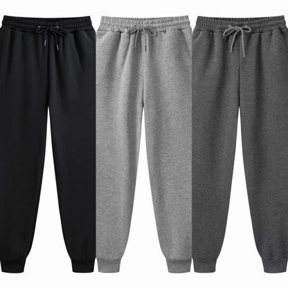 Men Long Pants Autumn and Winter Mens Casual Fleece Sweatpants Soft Sports Pants Jogging Pants 5 Colors jòg