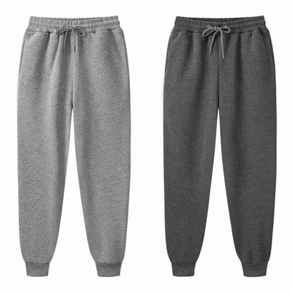 Men Long Pants Autumn and Winter Mens Casual Fleece Sweatpants Soft Sports Pants Jogging Pants 5 Colors jòg