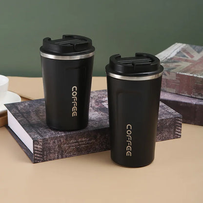 350ml/500ml Stainless Steel Coffee Cup Travel Thermal Mug Leak-Proof Thermos Bottle Tea Coffee Mug Vacuum Flask Insulated Cups