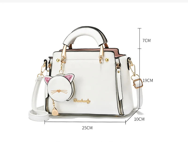 New Trendy Fashion Bag Cat Coin Purse Headphone Bag