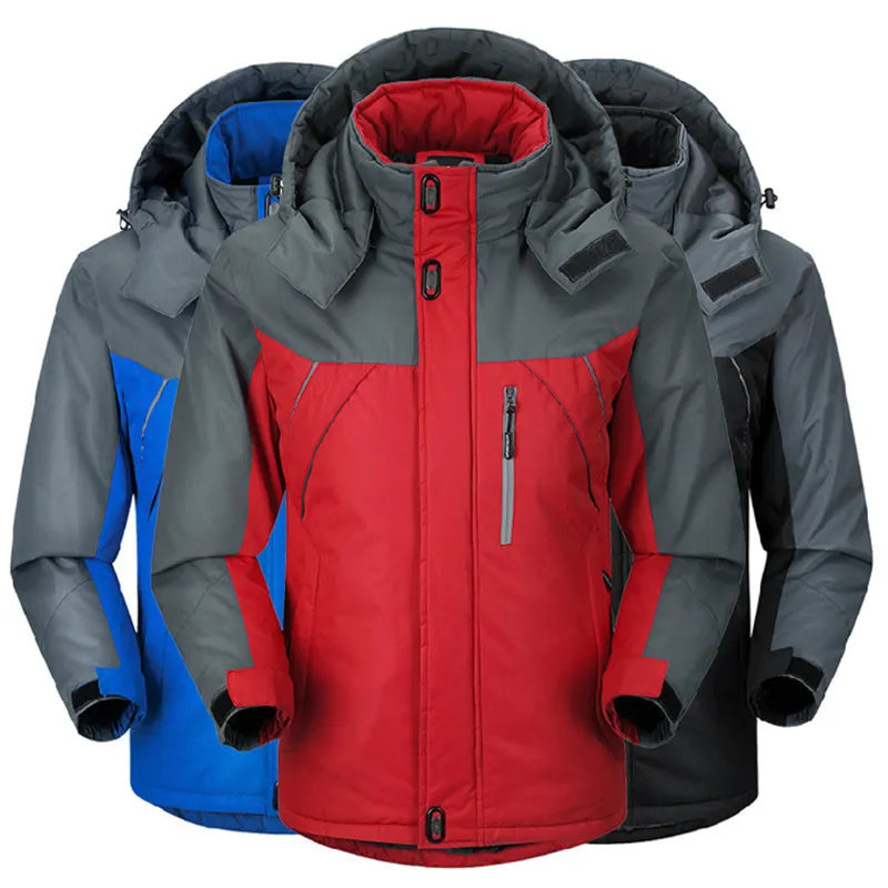 Men's Mountain Snow Coats Winter Warm Waterproof Ski Jackets Hooded cho women's jacket