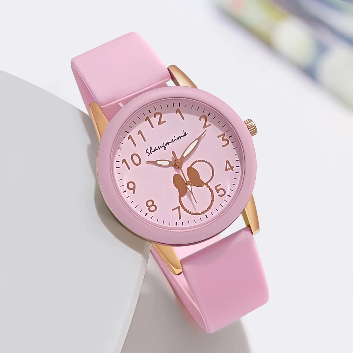 Quartz Watches For Women Luxury Brand Ladies Round Clock Silicone Women's Watch Gift