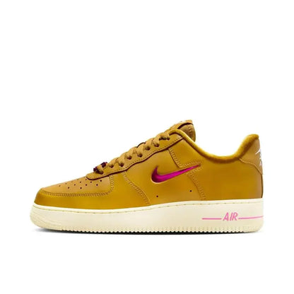 Nike Air Force 1 Men's Women's Board Shoes Are Non Slip, Durable, Comfortable, Lightweight, Cushioned, Low Cut, Black White fr