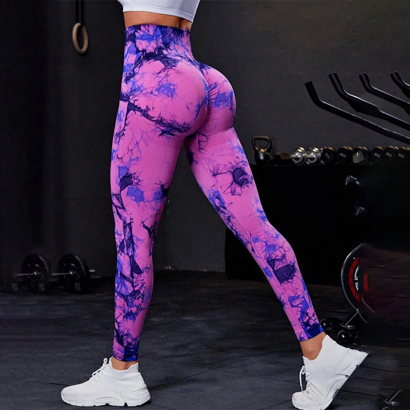 Elastic Yoga Leggings 2025 Women High Waist Fitness Outfits for Women Sports Jogging Workout jari