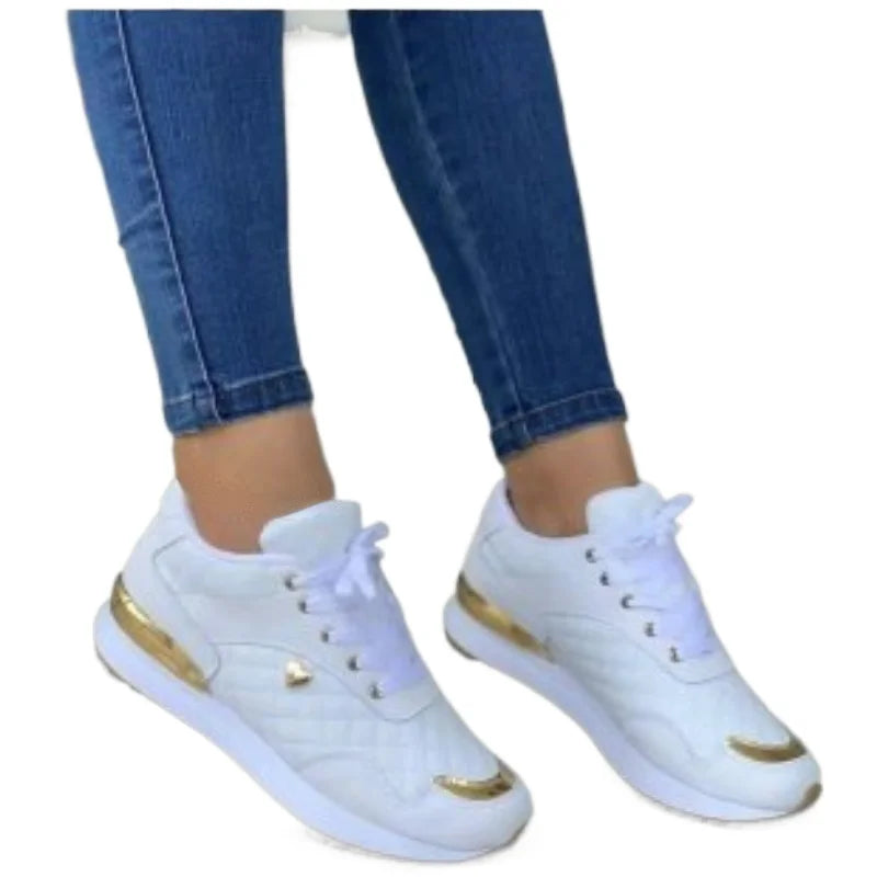 Women Sneakers Mesh Patchwork Lace Up Ladies Flats Outdoor Running Walking Shoes Comfortable Breathable Female Footwear djam