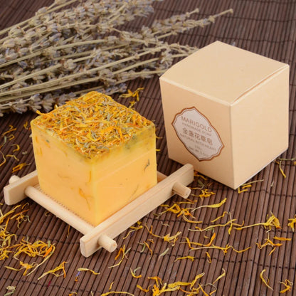 Dry Flower Essential Oil Soap Face Hand Nourishing Skin Care Cleansing Handmade Soap Bath Soap Natural Herbal Soap