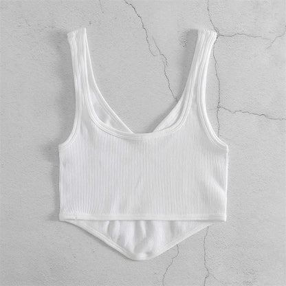 Seamless Sports Crop Top Women Fitness Yoga Tank Tops Female Gym Vest Cheap Wholesale Women Clothes New asu