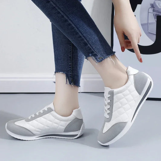 Fashion Women's Sneakers 2024 Spring New Ladies Vulcanize Shoes Outdoor Running Walking djam