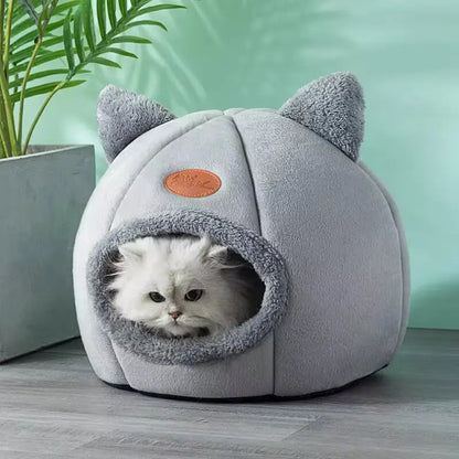 2025 NEWCat House Cat Bed Pet Bed Soft Whole Washable Winter Pet Cushion Pet Cushion Cat Dog Rabbit Bed fsil