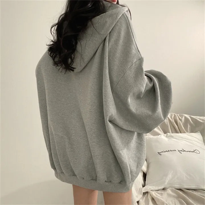 Zipper Hoodies Women 2023 New Autumn Winter  cho