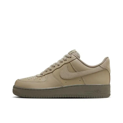 Nike Air Force 1 Lightweight and Comfortable Low-top Sneakers for Men and Women in White and Blue Skateboarding Shoes fr