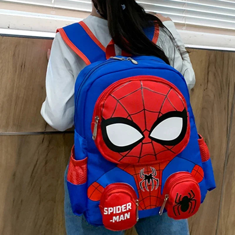 Backpacks Super Heroes Student School Bag Cartoon 3d Stereo Kindergarten Backpack Children's Travel Bag Gift