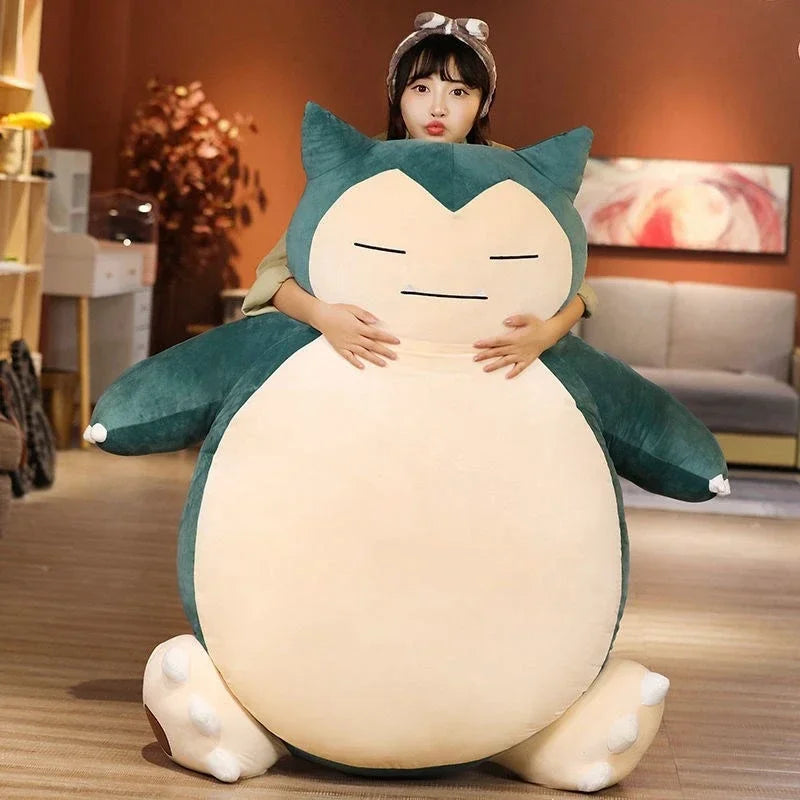 200cm Giant Snorlax Plush Pokemon Plush Toys Kawaii Soft Snorlax Leather Shell Plushie NO Filling Pillow Gifts for Boys Girls