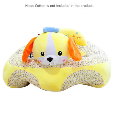 Cartoon Cradle Sofa Cover Washable No Filler Baby Sitting Chair Breathable Feeding Chair Cases  fsil