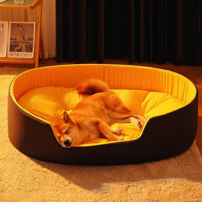 Pet Dog Bed Four Seasons Universal Big Size Extra Large Dogs House Sofa Kennel Soft Pet Dog Cat Warm Bed S-XL Pet Accessories asu