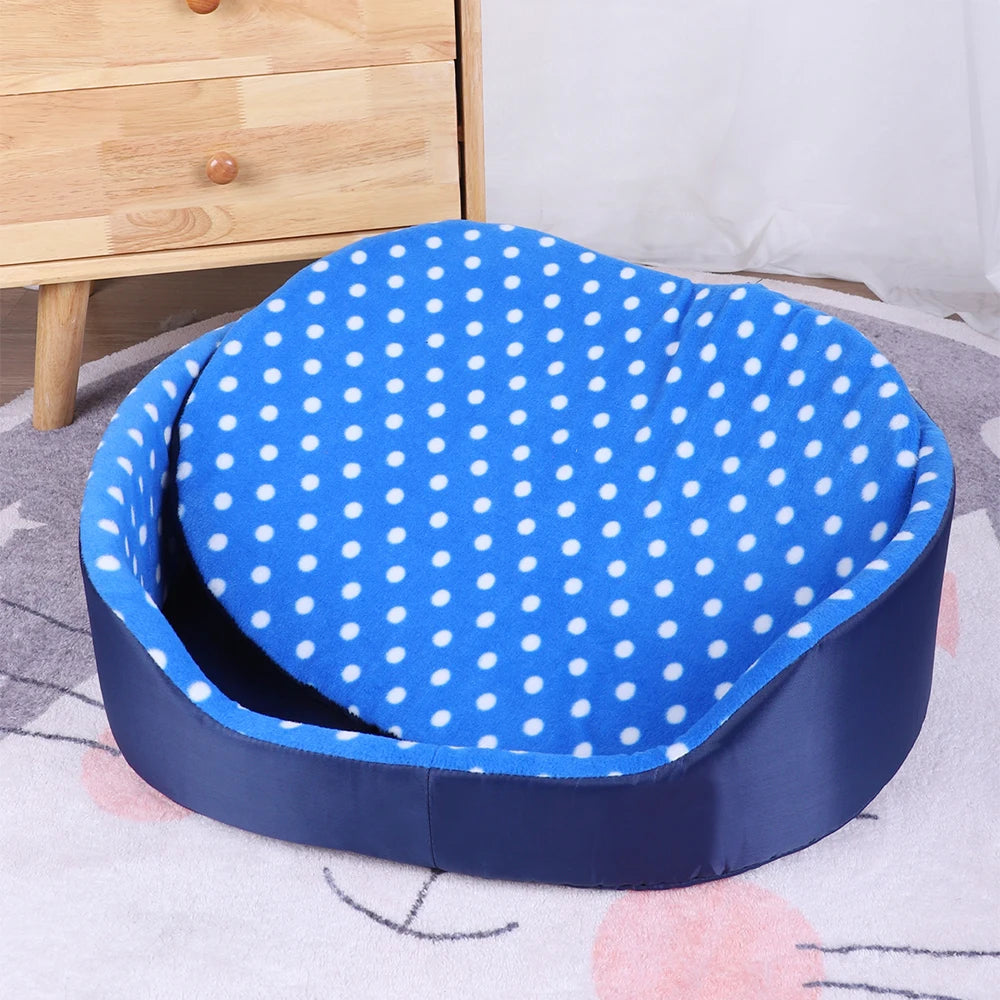 Cats Bed Dot Sponge Pad Dog Accessories Houses and Habitats Pet House Puppy Goods All Supplies Cushions Things Beds Basket Mat asu