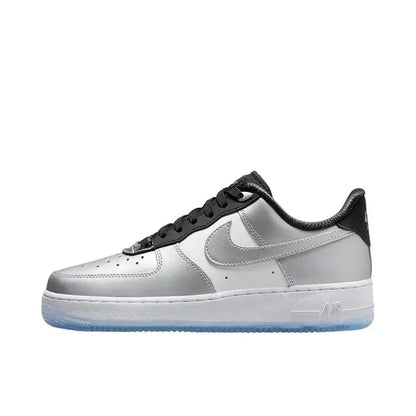 Nike Air Force 1 Men's Women's Board Shoes Are Non Slip, Durable, Comfortable, Lightweight, Cushioned, Low Cut, Black White fr