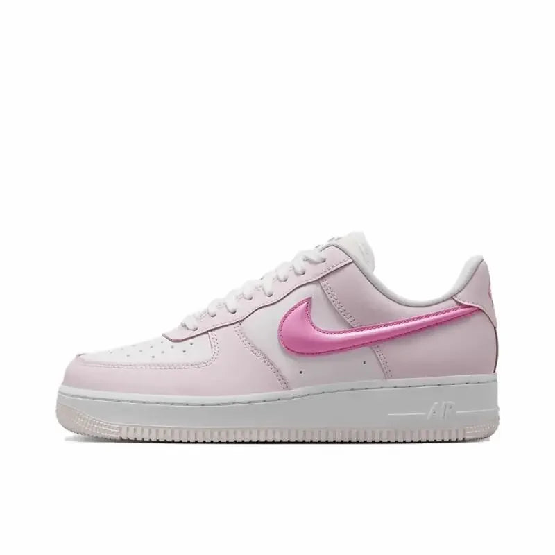 Nike Air Force 1 LOW Men's and Women's Board Shoes Are Non Slip, Durable, Comfortable, Lightweight, Brown fr