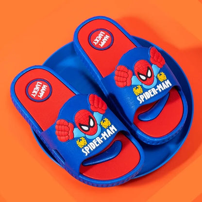 Disney Children's Slippers Cartoon Boys' Summer Home Shoes Boys Sandals Waterproof Anti-slip Kids Garden Shoes djam