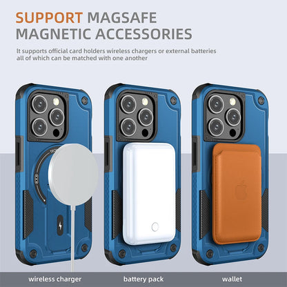 Armor Shockproof Magnetic Magsafe Wireless Charging Case For iPhone15 14 13 Pro Max Cover  iPhone 15 14 13 Pro Max Plus Cases greg