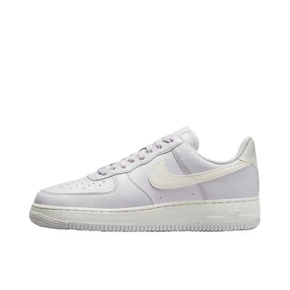 Nike Air Force 1 Low Men's and Women's Board Shoes Are Non Slip, Durable, Comfortable, Lightweight, Low Cut, Purple Yellow fr