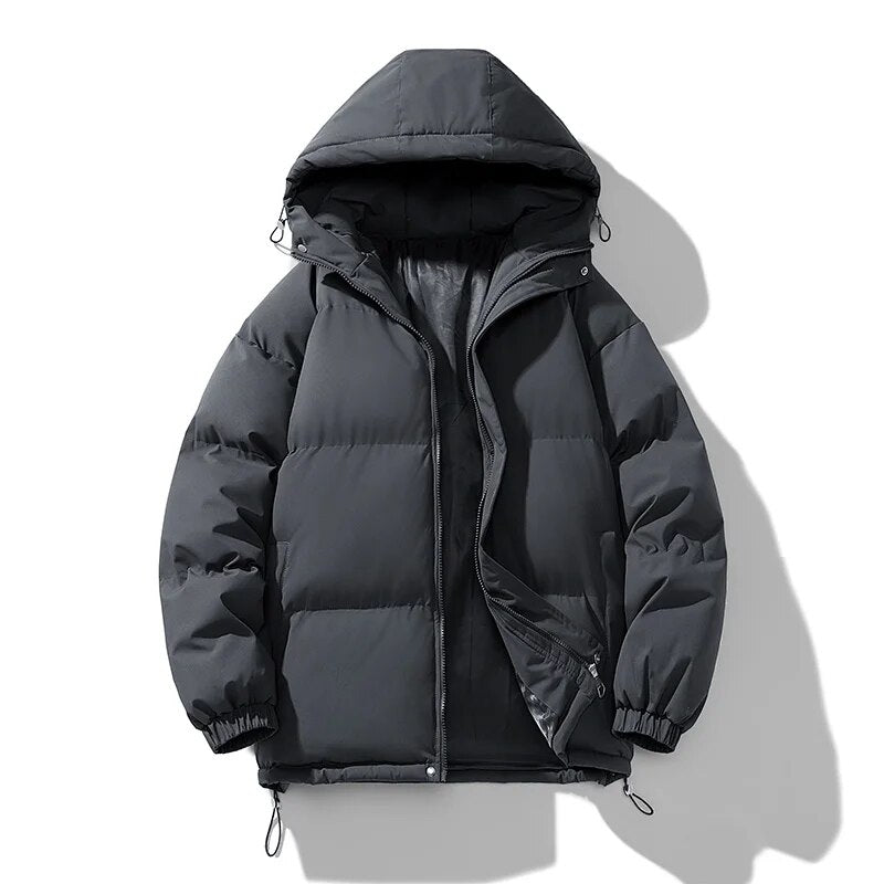 Hot Sale Men Women Winter Jacket Thicken Warm Cotton Winter Snow Coat Padded Down men's Jacket New Hooded Couple Cold-Proof Overcoat