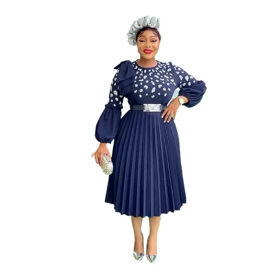 Women 2024 Clothing Plus Size Wedding Party Dress Dashiki Ankara Office Lady Outfit Robe jari