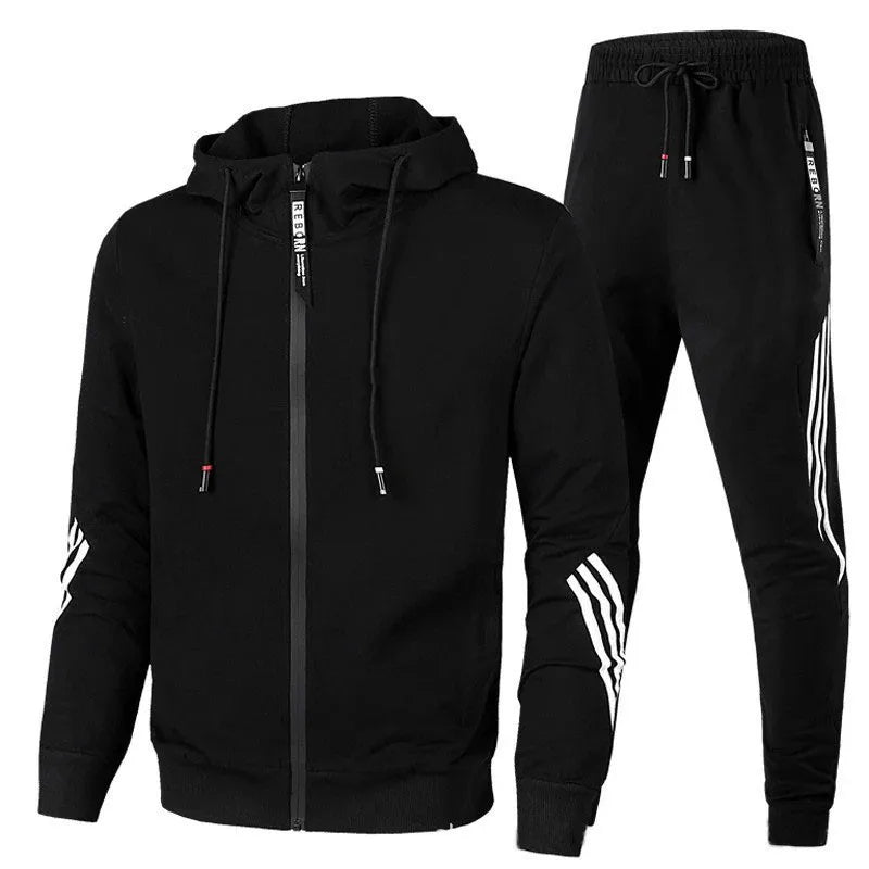 Cool Streetwear Hoodie & Jogger Set for Men, Stylish & Comfy cho