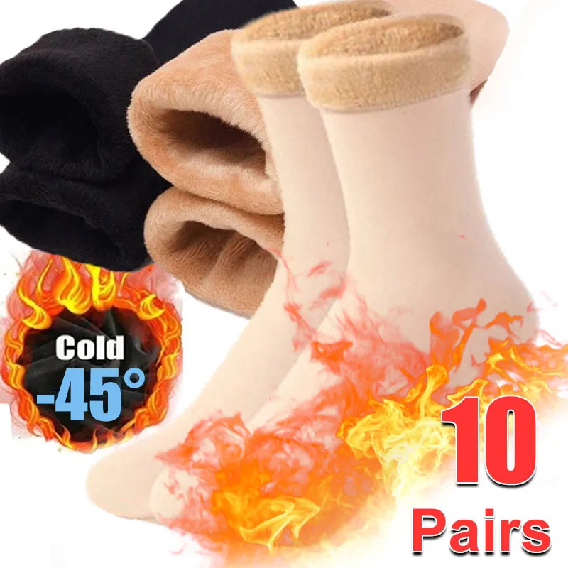 10Pair New Women Winter Thicken Warm Short Socks RJ