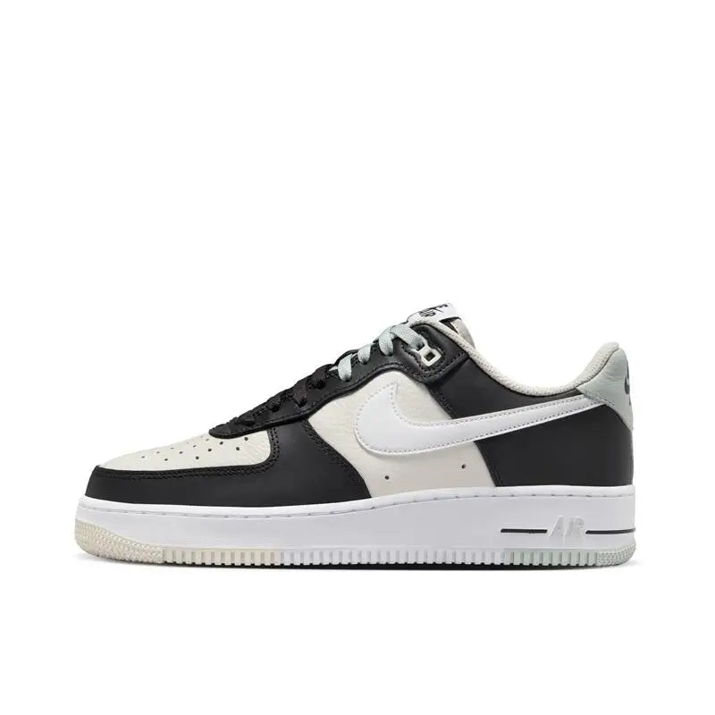 Nike Air Force 1 Lightweight and Comfortable Low-top Sneakers for Men and Women in White and Blue Skateboarding Shoes fr