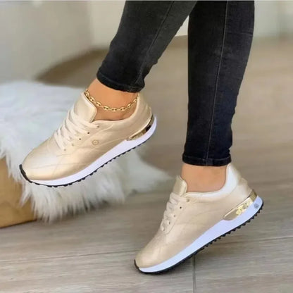 Casual Women Sneakers Spring Autumn Women's Shoes Lightweight Lace-up Sneakeer Outdoor Lady Running Shoes Comfort Soft Footwear djam