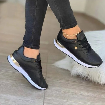 Women Sneakers New Mesh Patchwork Lace Up Platform Outdoor Designer Shoes Comfortable Breathable Women Sneakers djam