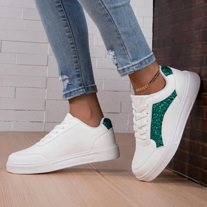 White Sneakers Casual Vulcanized Sport Shoes Fashion White Shoe for Woman Flats Shoes fem