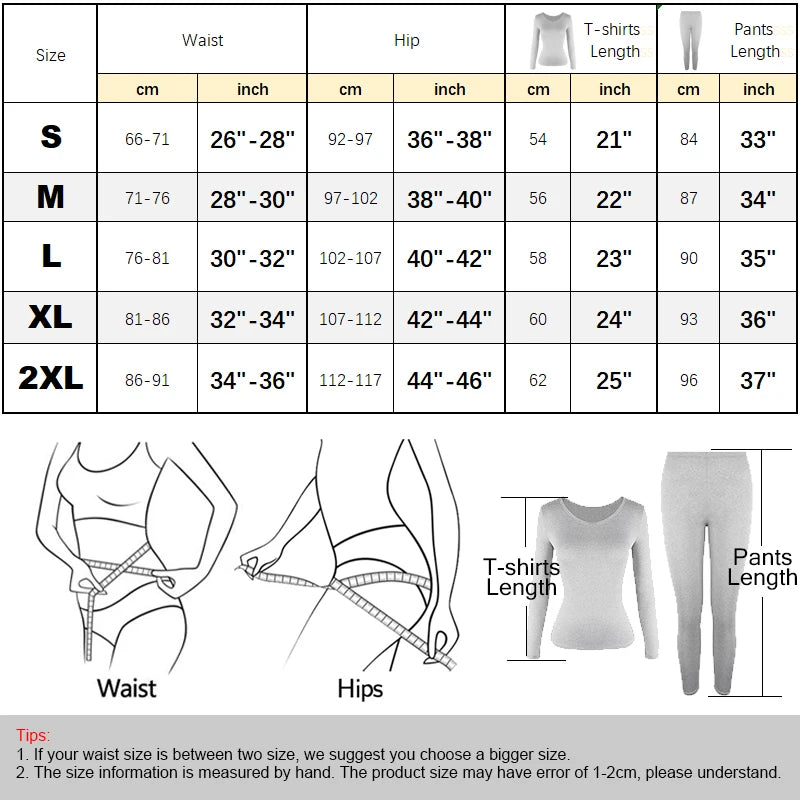 Women Thermal Underwear Set 2 pack Long Johns Ultra Soft Fleece Lined Base Layer Keep Warm Cold Weather Top Bottom﻿ J17