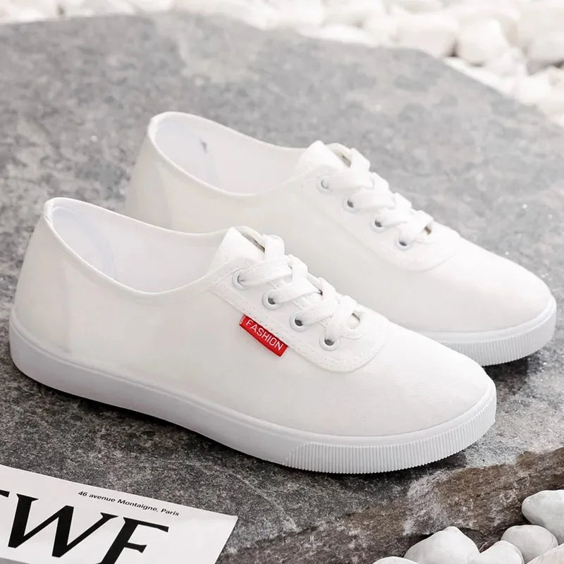 Women Classic Round Toe High Quality Spring Summer Lace Up Shoes Lady Cool Student School White Shoes Sapatos Femininas E916