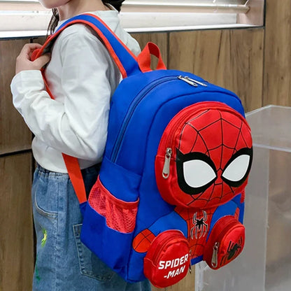 Backpacks Super Heroes Student School Bag Cartoon 3d Stereo Kindergarten Backpack Children's Travel Bag Gift