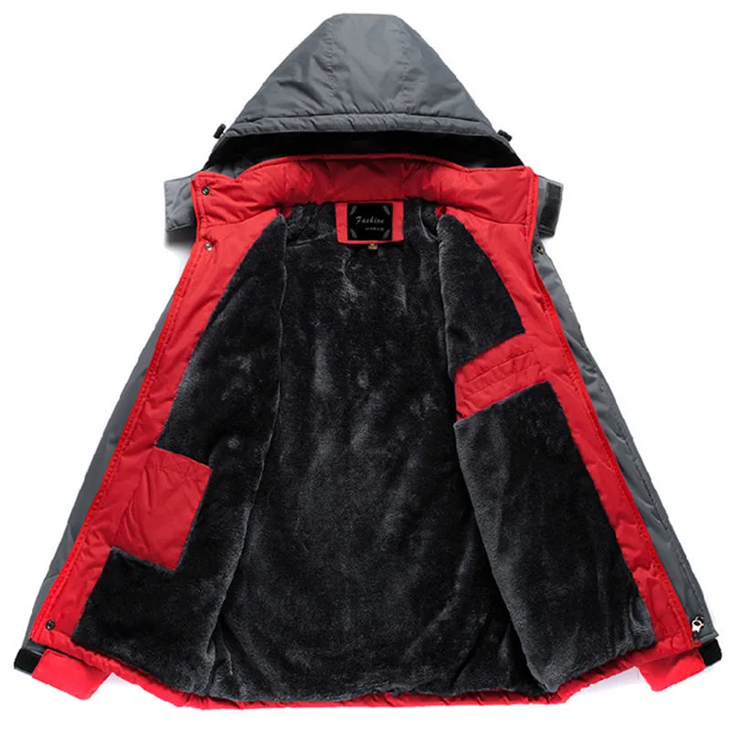 Men's Mountain Snow Coats Winter Warm Waterproof Ski Jackets Hooded cho women's jacket