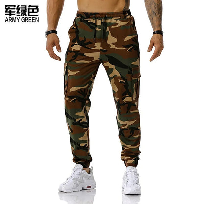 Men's Camo Casual Pants Drawstring Sports Jogging Pants Cargo Pants Sports Streetwear gümrüksüz kargosuz vergisiz ürünler mmm