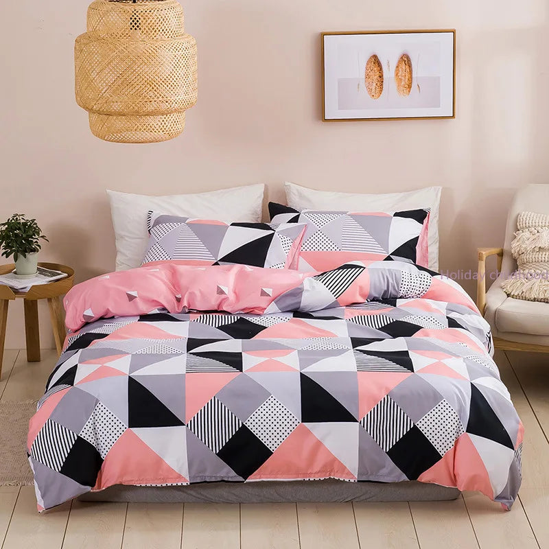 Pattern Duvet Cover King Size Home Soft Queen Quilt Cove linen