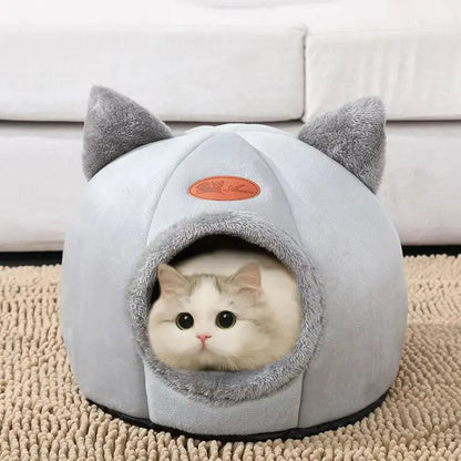 2025 NEWCat House Cat Bed Pet Bed Soft Whole Washable Winter Pet Cushion Pet Cushion Cat Dog Rabbit Bed fsil