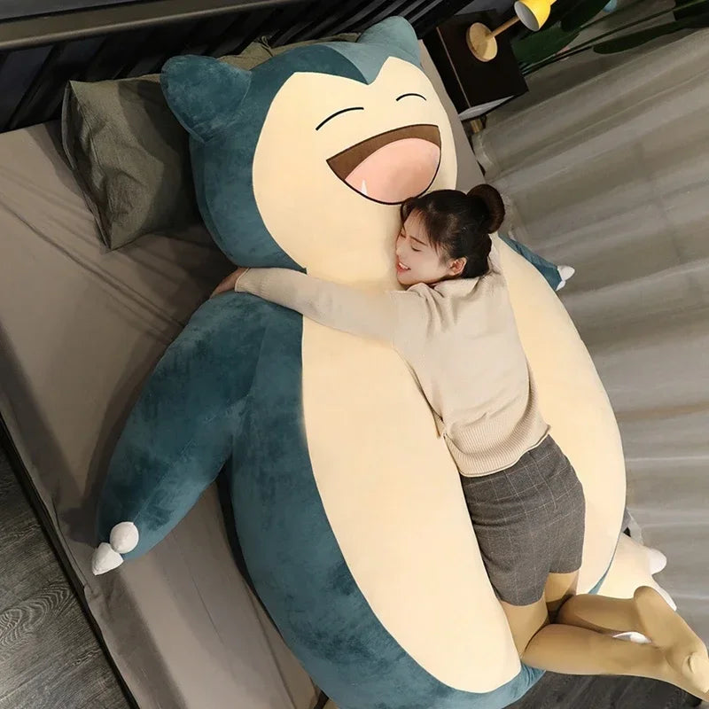 200cm Giant Snorlax Plush Pokemon Plush Toys Kawaii Soft Snorlax Leather Shell Plushie NO Filling Pillow Gifts for Boys Girls