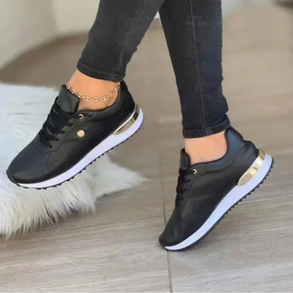 Casual Women Sneakers Spring Autumn Women's Shoes Lightweight Lace-up Sneakeer Outdoor Lady Running Shoes Comfort Soft Footwear djam