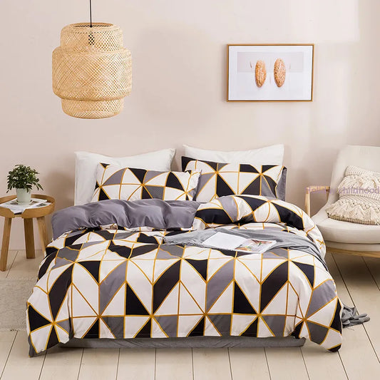 Pattern Duvet Cover King Size Home Soft Queen Quilt Cove linen