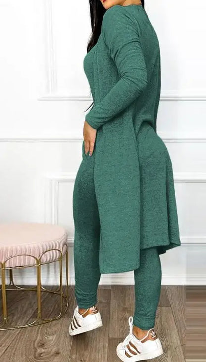 Two Piece Set Women Outfit 2024 Spring Fashion Drawstring Pocket U-Neck Sleeveless Skinny Jumpsuit