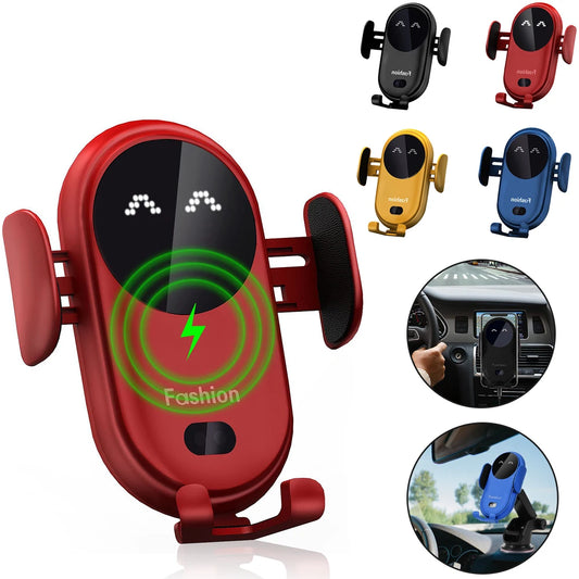 30W Wireless Car Charger Phone Stand Cell Phone Mount Air Vent Car Phone Holder for iPhone 13 12 11 XR X 8 Samsung S20 S10