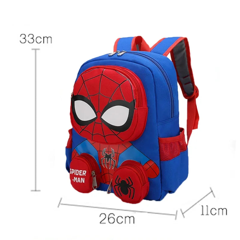 Backpacks Super Heroes Student School Bag Cartoon 3d Stereo Kindergarten Backpack Children's Travel Bag Gift