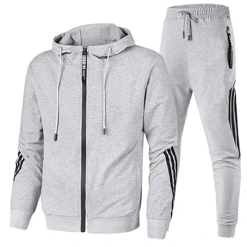 Cool Streetwear Hoodie & Jogger Set for Men, Stylish & Comfy cho