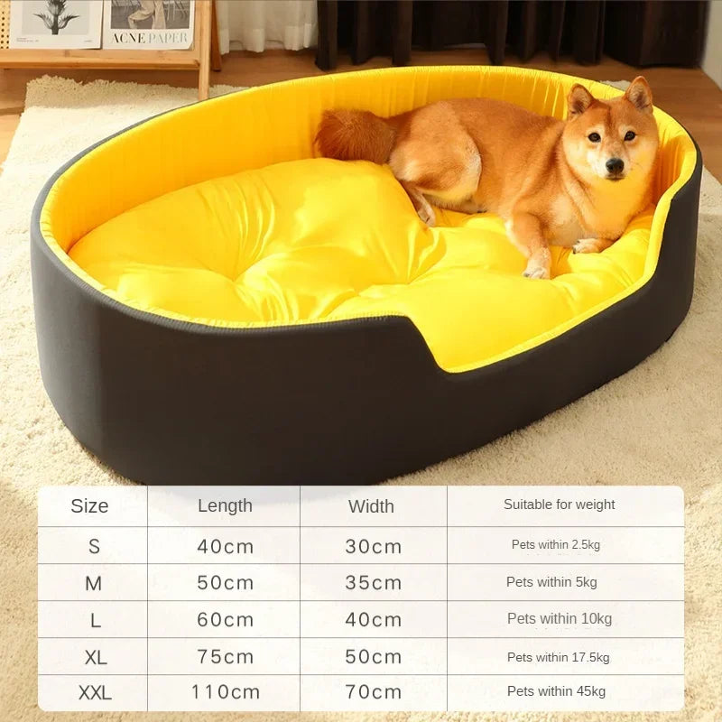 Pet Dog Bed Four Seasons Universal Big Size Extra Large Dogs House Sofa Kennel Soft Pet Dog Cat Warm Bed S-XL Pet Accessories asu